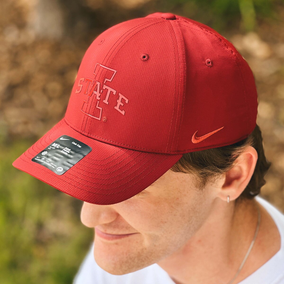 Nike® I-State Fanwear Cardinal Tonal DRI-Fit Hat